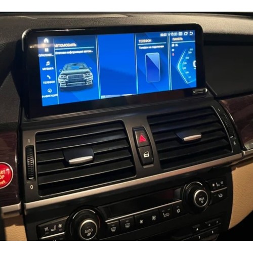 Штатная магнитола Farcar BMW2003 8/128 ГБ для BMW X5 (E70), X6 (E71) 2010-2013 CIC 10.25' на Android 13.0