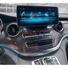 Штатная магнитола Farcar MB1011 8/128 ГБ для Mercedes-Benz V-класс (W447) 2014-2024 NTG 5.0 12.3'' на Android 13.0