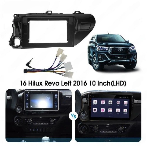 Штатная магнитола CarMedia SF-1686-N для Toyota Hilux VIII 2015-2020 на Android 12.0