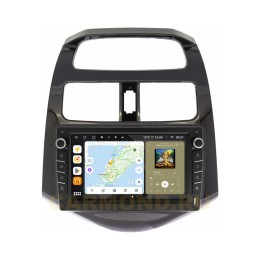 Штатная магнитола Wide Media MT9164QU-B-4/32 для Chevrolet Spark 2009-2016 (с кнопками) на Android 10.0