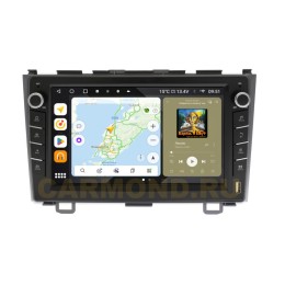 Штатная магнитола Wide Media MT009QU-B-4/32 для Honda CR-V III 2007-2012 (с кнопками) на Android 10.0