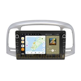 Штатная магнитола Wide Media MT3009QU-B-4/32 для Hyundai Accent, Verna 2005-2011 (с кнопками) на Android 10.0
