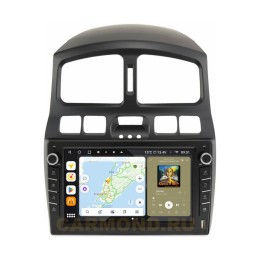 Штатная магнитола Wide Media MT3048QU-B-4/32 для Hyundai Santa Fe 2000-2006, Santa Fe Classic 2007-2013 (с кнопками) на Android 10.0