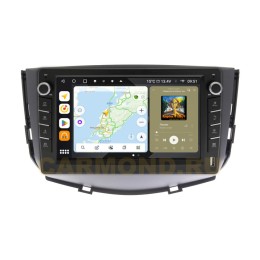 Штатная магнитола Wide Media MT198QU-B-4/32 для Lifan X60 I 2012-2016 (с кнопками) на Android 10.0