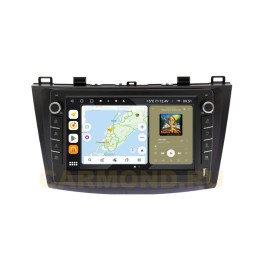 Штатная магнитола Wide Media MT9050QU-B-4/32 для Mazda 3 (BL) 2009-2013 (с кнопками) на Android 10.0