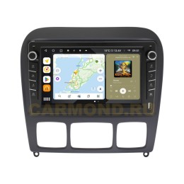 Штатная магнитола Wide Media MT220QU-B-4/32 для Mercedes Benz S-class (W220) 1998-2005 (с кнопками) на Android 10.0