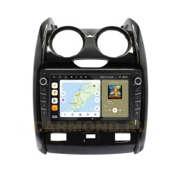 Штатная магнитола Wide Media MT3008QU-B-4/32 для Renault Duster 2015-2021 (с кнопками) на Android 10.0