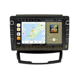 Штатная магнитола Wide Media MT9184QU-B-4/32 для SsangYong Actyon 2010-2013 (с кнопками) на Android 10.0