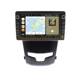 Штатная магнитола Wide Media MT355QU-B-4/32 для Ssang Yong Actyon II 2013-2022 (с кнопками) на Android 10.0