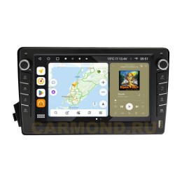 Штатная магнитола Wide Media MT158QU-B-4/32 для Ssang Yong Kyron 2005-2015 (с кнопками) на Android 10.0