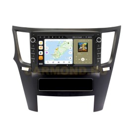 Штатная магнитола Wide Media MT9744QU-B-4/32 для Subaru Legacy, Outback 2009-2014 (левый руль) (с кнопками) на Android 10.0
