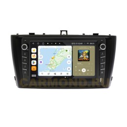 Штатная магнитола Wide Media MT1224QU-B-4/32 для Toyota Avensis III 2009-2015 (с кнопками) на Android 10.0