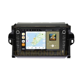 Штатная магнитола Wide Media MT9106QU-B-4/32 для Toyota Fortuner II 2015-2025 (с кнопками) на Android 10.0