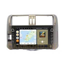 Штатная магнитола Wide Media MT9006QU-B-4/32 для Toyota Land Cruiser Prado 150 2009-2013 (для авто без усил) (с кнопками) на Android 10.0