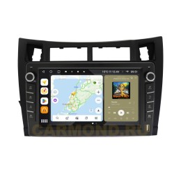 Штатная магнитола Wide Media MT3022QU-B-4/32 для Toyota Yaris, Vitz, Platz 2005-2012 (с кнопками) на Android 10.0