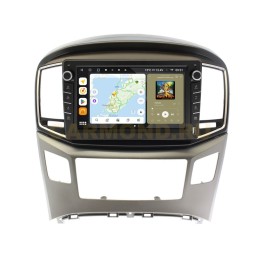 Штатная магнитола Wide Media MT9189QU-B-4/32 для Hyundai H1 Starex II 2015-2022 (для авто с часами) (с кнопками) на Android 10.0