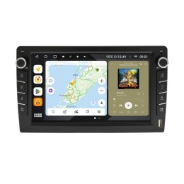 Штатная магнитола Wide Media MT9189QU-B-4/32 для Hyundai H1 Starex II 2015-2022 (для авто с часами) (с кнопками) на Android 10.0