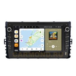 Штатная магнитола Wide Media MT1081QU-B-4/32 для Volkswagen универсальная 2017+ (с кнопками) на Android 10.0
