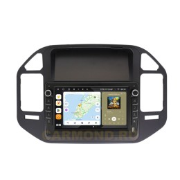 Штатная магнитола Wide Media MT3237QU-B-4/32 для Mitsubishi Pajero 3, Montero 3 1999-2006 (с кнопками) на Android 10.0