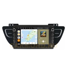 Штатная магнитола Wide Media MT3016QU-B-4/32 для Geely Atlas 2016-2022 (с кнопками) на Android 10.0