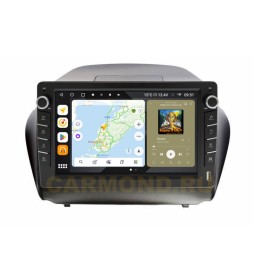 Штатная магнитола Wide Media MT361QU-B-4/32 для Hyundai ix35, Tucson II 2011-2015 (с кнопками) на Android 10.0