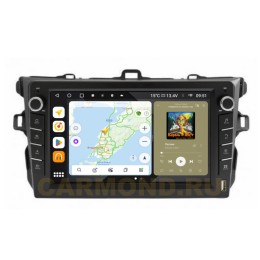 Штатная магнитола Wide Media MT063-1QU-B-4/32 для Toyota Corolla X (E140, E150) 2006-2013 (с кнопками) на Android 10.0