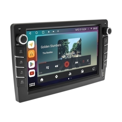 Штатная магнитола Wide Media MT3072QU-B-4/32 для Peugeot 107 I 2005-2014 (с кнопками) на Android 10.0