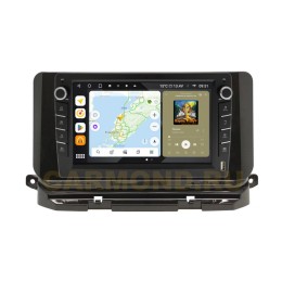 Штатная магнитола Wide Media MT3052QU-B-4/32 для Skoda Octavia IV (A8) 2019-2024 (с кнопками) на Android 10.0