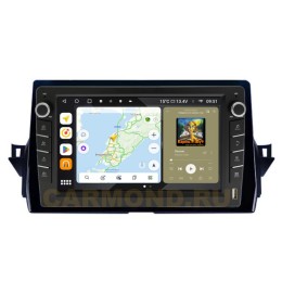 Штатная магнитола Wide Media MT3223QU-B-4/32 для Toyota Camry 2021+ (с кнопками) на Android 10.0
