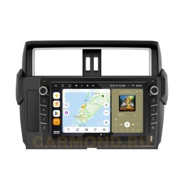 Штатная магнитола Wide Media MT347/531QU-B-4/32 для Toyota Land Cruiser Prado 150 2013-2017 (с кнопками) на Android 10.0