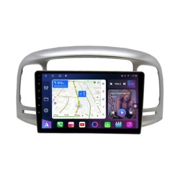 Магнитола Farcar TM3009M (S500 PLUS) для Hyundai Accent, Verna 2005-2011 серебро на Android 12.0