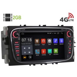 Штатная магнитола LeTrun 1413 Ford Focus, C-Max, S-Max, Galaxy, Mondeo Android 6.0.1 (4G LTE 2GB)