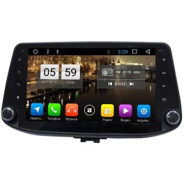 Штатная магнитола LeTrun 1986 Hyundai i30 III 2017-2018 Android 6.0.1 Allwinner T3