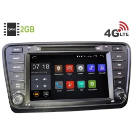 Штатная магнитола LeTrun 1951 Skoda Octavia III (A7) 2013-2017 Android 6.0.1 (4G LTE 2GB)