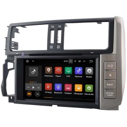 Штатная магнитола LeTrun 2024 Toyota Land Cruiser Prado 150 2009-2013 на Android 7.1.1