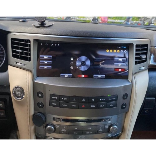 Штатная магнитола CarMedia KP-L1209 для Lexus LX III 570 2007-2015 на Android 12.0