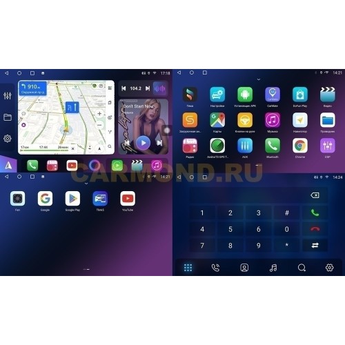 Магнитола Farcar BM3334M (S500 PLUS) для Ravon R4 2016-2020 черный матовый на Android 13.0
