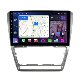 Магнитола Farcar BM005M (S500 PLUS) для Skoda Octavia II (A5) 2004-2013 серебро на Android 12.0