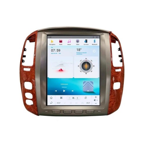 Магнитола Тесла CarMedia ZF-1301-GE Tesla-Style для Toyota Land Cruiser 100 2002-2008 на Android 13.0