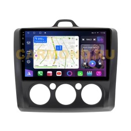 Магнитола Farcar TM004/3284M (S500 PLUS) для Ford Focus, Mondeo, C-Max, Galaxy (кондиционер) черная на Android 13.0