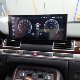 Штатная магнитола 8/128 ГБ RDL-1283-1 для Audi A8 2008-2010 на Android 14.0