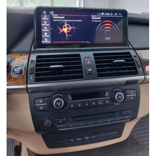Автомагнитола 8/128 ГБ RDL-6225 для BMW X5 E70 X6 E71 (2011-2014) CIC на Android 13.0