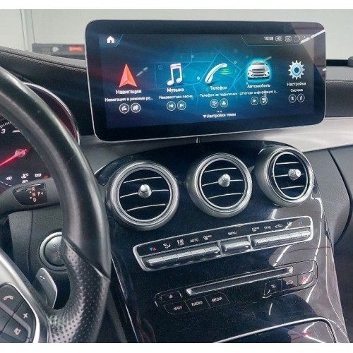 Штатная магнитола 8/128 ГБ RDL-7715 L для Mercedes-Benz C-класс (W205), GLC (X253) 2014-2018 NTG 5.0/5.1 на Android 13.0