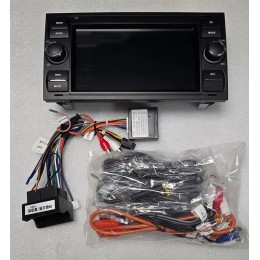 Автомагнитола CarMedia MKD-7031B-A7 для Ford Focus 2 2005-2007, Transit 2006-2015, C-Max 2003-2010, Fusion 2005-2012 (230х120мм) черная на Android 14.0