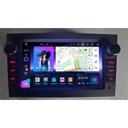 Автомагнитола CarMedia MKD-7132G-A7 для Opel Astra H, Zafira, Vectra, Corsa (темно-серый) на Android 14.0