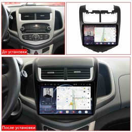 Автомагнитола RedPower 85229 4/64 ГБ для Chevrolet Aveo 2011-2015 для азиатского рынка на Android 14.0