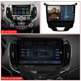 Автомагнитола RedPower 85152 4/64 ГБ для Chevrolet Cruze 2015-2016 для рынка США на Android 14.0