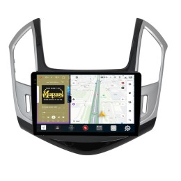 Автомагнитола RedPower 85048GS 4/64 ГБ для Chevrolet Cruze I 2012-2015 глянец с серебром на Android 14.0