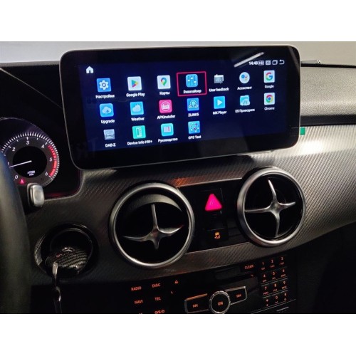 Штатная магнитола Farcar MB1008 8/128 ГБ для Mercedes-Benz GLK 2012-2015 NTG 4.5 12.3' на Android 13.0