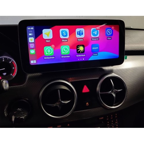 Штатная магнитола Farcar MB1008 8/128 ГБ для Mercedes-Benz GLK 2012-2015 NTG 4.5 12.3' на Android 13.0